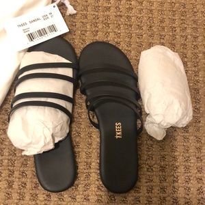 Black Tkees Sandals/Slides